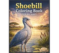 Shoebill Coloring Book for All Ages: Realistic, Cute & Relaxing Shoebill Bird Designs for Kids, Teens and Adults: 50 Easy & Detailed Shoebill Coloring ... for Creativity, Relaxation and Fun Learning