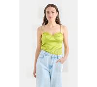 Shoeby Lm-sbsatin Corset Top Brightgreen Talla: XL | Corsés Outlet | Mujer | Verde