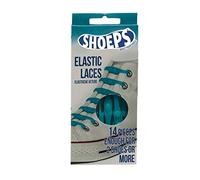 Shoeps - Cordones Elásticos, 14 Piezas, Azul del Mar