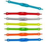 Shoeps - Cordones Elásticos, 14 Piezas, Multicolor Arcoíris