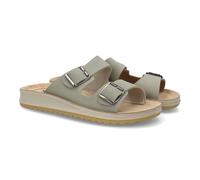 shoes&blues.es 103871 Sandalia Anatomica de Mujer con Doble Pala con Hebillas Ajustables. Plantilla ergonomica, Comoda con una Suela Ligera y Flexible Ideal Verano. Verde Talla 37