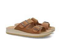 shoes&blues.es 103884 Sandalia Anatomica de Mujer con Doble Pala con Hebillas Ajustables. Plantilla ergonomica, Comoda con una Suela Ligera y Flexible Ideal Verano. Naranja Talla 36
