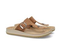 shoes&blues.es 103909 Sandalia Anatomica de Mujer Tipo Dedo, Pala Amplia con Detalle de Hebilla Decorativa. Plantilla ergonomica, Comoda con una Suela Ligera y Flexible Ideal Verano. Naranja Talla 40