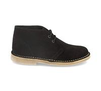 shoes&blues.es 46891-Botas Desierto Safari para Mujer y Hombre con Piel Serraje, Suela Crepe Antideslizante y Cordones. Comodas, practicas e Ideales para Otono-Invierno.. Talla 41 Negro