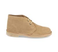shoes&blues.es 46904-Botas Desierto Safari para Mujer y Hombre con Piel Serraje, Suela Crepe Antideslizante y Cordones. Comodas, practicas e Ideales para Otono-Invierno.. Talla 40 Taupe