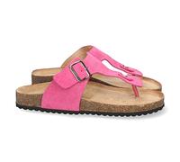 shoes&blues.es 63844-Sandalia Plana para Mujer, con Planta Bio muy Comoda, Estilo Esclava, y Detalle de Hebilla, Primavera Verano 2022. Talla 39 Fucsia