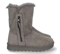 shoes&blues.es 67431-Botin Australiano para Mujer, Comodos y Calentitos, Forrado con Pelo Interior, y Detalle de Cremallera, Otono Invierno 2022. Talla 36 Gris