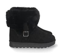 shoes&blues.es 67494-Botin Australiano para Mujer, Comodos y Calentitos, Forrado con Pelo Interior, Correa Exterior con Hebilla, Otono Invierno 2022. Talla 36 Negro