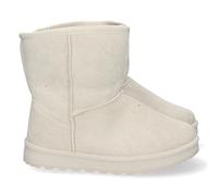 shoes&blues.es 69582-Botin Australiano para Mujer, Comodo y Caliente, Forrado el Interior con Pelo, Sin Cierre, Otono Invierno 2022. Talla 40 Beige