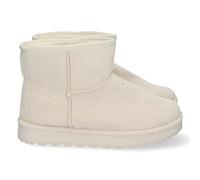 shoes&blues.es 69666-Botin Australiano para Mujer, Comodo y Caliente, Forrado Interior con Pelo, Sin Cierre, Otono Invierno 2022. Talla 40 Beige