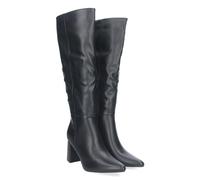 shoes&blues.es 80035-Botas Elegantes de Cana Alta con Tacon Alto, Cierre de Cremallera y Punta Fina para Estilizar tu Look.. Talla 36 Negro