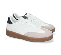 shoes&blues.es 82388-Zapatillas Planas Deportivas con Cierre de Cordones Ideales para IR a la Moda y Hacer Ejercicio. Talla 36 Negro