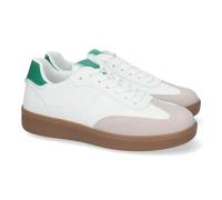 shoes&blues.es 82395-Zapatillas Planas Deportivas con Cierre de Cordones Ideales para IR a la Moda y Hacer Ejercicio. Talla 36 Verde