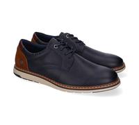 shoes&blues.es 87379 Zapato Plano Casual de Hombre, Comodos, Diseno Elegante y Moderno, Cierre de Cordones, Ideales para el Dia a Dia. Marino Talla 44