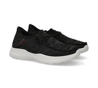 shoes&blues.es 93350 Zapatiilas Deportivas comodas y Ligeras para Hombre, con Cierre de Cordones Elasticos, Diseno Moderno con Detalles de Costuras, Ideales para el Dia a Dia. Negro Talla 43