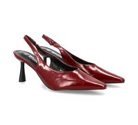 shoes&blues.es 95503 Zapato de Salon Destalonado con Punta y Tacon Fino.Cierre Elastico. Ideal para Mujer en Temporada de Otono Invierno. Burdeos Talla 39