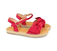 shoes&blues.es Sandalia plana de yute casual con lazo y pulsera ajustable. Coleccion primavera verano