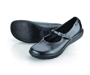 Shoes for Crews 3002-42/8/10.5 MARY JANE II Zapatos sin cordones para mujer, antideslizantes, 8 UK, NEGRO - EN seguridad certificada, 42 eu