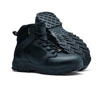 Shoes for Crews Defense Mid Zapatos de Trabajo (sin puntera de acero) Certificado CE 02 HRO WR SRC Botas Unisex con Suela Antideslizante Zapatos Impermeables para Hombre y Mujer, Negro , 46 EU