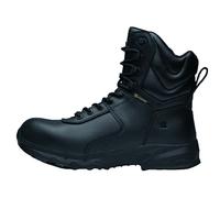 Shoes for Crews Guard High,Zapatos de seguridad con certificación CE S3 HRO WR SRC, unisex con suela exterior antideslizante, resistente al agua, Negro , 42 EU