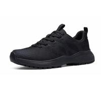 Shoes for Crews Tenis de trabajo antideslizantes para mujer, calzado de trabajo cómodo y protector para mujeres en el servicio de alimentos, salud, hospitalidad y más, Heather II, Black, 42 EU