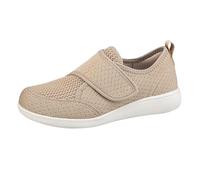 Shoes for Edema and Swollen Feet Elderly Women Adjustable Strap Extra Wide Fit Orthopedic Trainers Breathable Diabetic Sneakers Shoes for Ladies Pain Relief Footwear UK 4-7