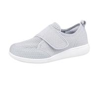 Shoes for Edema and Swollen Feet Elderly Women Adjustable Strap Extra Wide Fit Orthopedic Trainers Breathable Diabetic Sneakers Shoes for Ladies Pain Relief Footwear UK 4-7