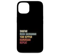 Shofar Rosh Hashanah Yom Kippur Hanukkah Repeat Jewish Elul Carcasa para iPhone 13