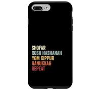 Shofar Rosh Hashanah Yom Kippur Hanukkah Repeat Jewish Elul Carcasa para iPhone 7 Plus/8 Plus