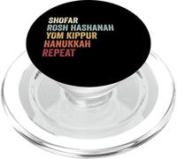 Shofar Rosh Hashanah Yom Kippur Hanukkah Repeat Jewish Elul PopSockets PopGrip para MagSafe