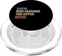 Shofar Rosh Hashanah Yom Kippur Repeat Jewish Hanukkah Elul PopSockets PopGrip para MagSafe