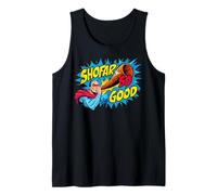 Shofar So Good Rosh Hashanah Judío Año Nuevo Cómic Niños Niños Camiseta sin Mangas