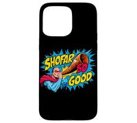 Shofar So Good Rosh Hashanah Judío Año Nuevo Cómic Niños Niños Carcasa para iPhone 15 Pro Max