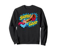Shofar So Good Rosh Hashanah Judío Año Nuevo Cómic Niños Niños Sudadera