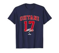 Shohei Ohtani Los Angeles Baseball Player MLBPA Baseball Fan Camiseta, Hombre, Azul Marino, 5XL