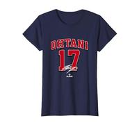 Shohei Ohtani Los Angeles Baseball Player MLBPA Baseball Fan Camiseta, Mujer, Azul Marino, S