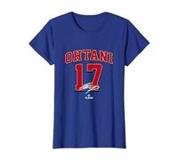 Shohei Ohtani Los Angeles Baseball Player MLBPA Baseball Fan Camiseta, Mujer, Azul Real, M