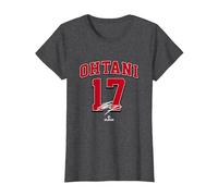 Shohei Ohtani Los Angeles Baseball Player MLBPA Baseball Fan Camiseta, Mujer, Jaspeado Oscuro, S