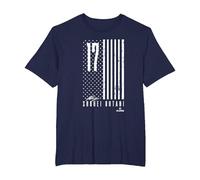 Shohei Ohtani Vintage American Flag Los Angeles Baseball Camiseta, Hombre Tallas Grandes, Azul Marino, 2X Alto