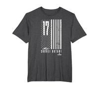 Shohei Ohtani Vintage American Flag Los Angeles Baseball Camiseta, Hombre Tallas Grandes, Jaspeado Oscuro, 2X Alto