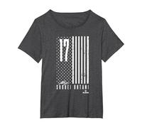 Shohei Ohtani Vintage American Flag Los Angeles Baseball Camiseta, Mujer Tallas Grandes, Jaspeado Oscuro, 2XL Grande