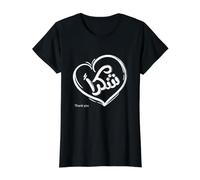 Shokran is a Thank You in Arabic Word Illustration Graphic Camiseta gráfica económica, Mujer, Negro, M