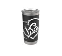 Shokran is a Thank You in Arabic Word Illustration Graphic Vaso térmico de acero inoxidable de doble pared