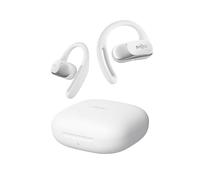 SHOKZ Auriculares Open-Ear OpenFit Air, Auriculares Bluetooth inalámbricos con Micro, Carga rápida, Tiempo de reproducción 28h, IP54 Resistencia al Agua para Entrenamiento, Blanco