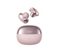 SHOKZ OpenDots One Auriculares Inalámbricos Bluetooth 5.4, Audifonos Deportivos Abiertos Clip, Dolby Audio Premium 6,5g, Open Ear, 40H de Batería, 4 Mics. Cancelación Ruido, con Paño de Limpieza,Rosa
