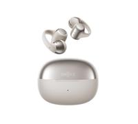 SHOKZ OpenDots One Auriculares Open-Ear Clip-on, Bluetooth 5.4, 6,5g, Gris | Dolby Audio Premium|4 Mics. con Cancelación Ruido|Ligeros 6,5g|40H de Batería|con Paño de Limpieza|Deportivos|Oído Abierto