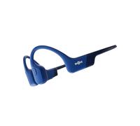 SHOKZ OpenRun Auriculares conducción ósea, Open-Ear Auriculares Deportivos inalámbricos con Bluetooth y micrófono, Auriculares de oído Abierto Resistentes al Agua IP67 para Correr, USB-C, Azul