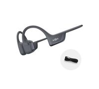 SHOKZ OpenRun Pro 2 - Auriculares deportivos de conducción ósea de oreja abierta, con diadema, resistentes al sudor, auriculares de entrenamiento, seguros, inalámbricos, ajuste cómodo, graves