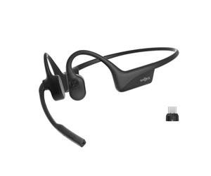 Shokz SHOKZ OPENCOMM2 UC USB-C 2025 Upgrade Auricular de conducción ósea de 7ª generación, cómodos para todo el día, micrófono con cancelación de ruido y