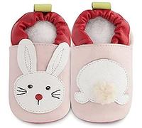 Shoo Shoos - Zapatitos de piel suela blanda, talla XL, estilo conejito